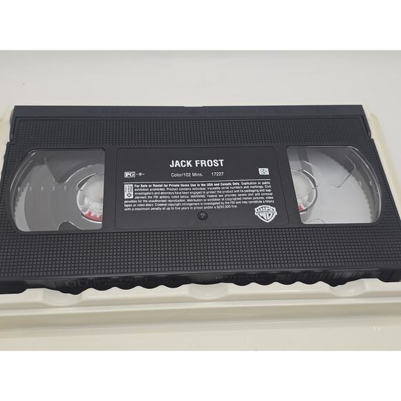 Jack Frost VHS 1998 Michael Keaton Family Fantasy Movie Vintage - Picture 3 of 3